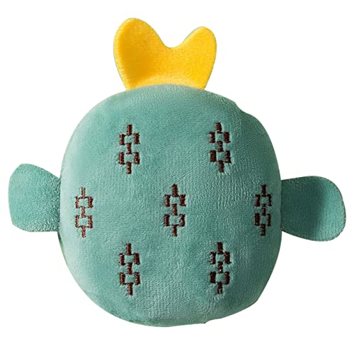 Ranvi Pet Dog Plush Vocal Toys Fruits Molar Chew Toys for Puppy Medium Small Dog Pets Squeaky Toys (Green) von Ranvi