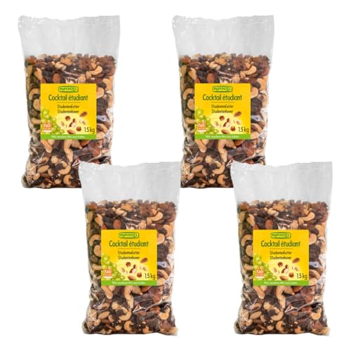 Rapunzel - Studentenfutter - 1,5 kg - 4er Pack von Rapunzel Naturkost