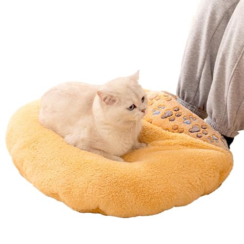 Katzen-Winterschlafsack-Nestbett | Niedlicher Haustierbett-Katzensack – Warmer Katzenschlafsack, Wärmendes Plüsch-Katzenbett, Kätzchenbett-Katzenhöhle, Halbgeschlossenes Katzenhausbett, Hundehöhlenhau von Raxove