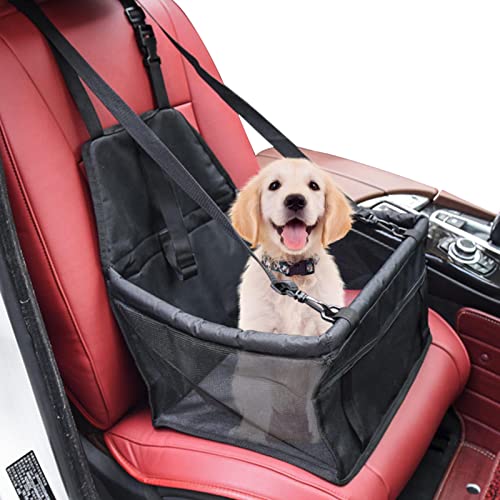 Raxove Autositz für Hunde, Atmungsaktiver Hundesitz auf Auto-Armlehne, Hunde-Reise-Auto-Rücksitze mit rutschfester Unterseite, bequeme und sichere Haustiertaschen für kleine mittelgroße Hunde von Raxove