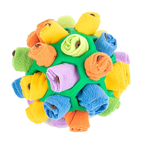 Raxove Ball Toy Foraging Snuffle, Large Snuffle Ball Puzzle for Dogs, Snuffle Ball Puppy Treat Dispenser Slow Feeder, Bissfestes Pet Playing Toy, Snuffle Ball for IQ Training von Raxove