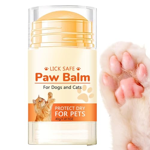 Raxove Balm Dog – Pfotenbalsam, natürlich, lecksicher, für Katzen und Hunde, 40 g Pfotenbutter, Feuchtigkeitscreme für trockene Pfoten-Pads von Raxove