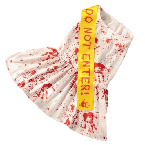 Raxove Halloween Hundekleid Halloween Kostüme für Hunde - Leichtes Kleid für blutige Hunde Cosplay Kostüm Haustier Halloween Blutrock für Horror Hunde Kleidung für Raxove Halloween Hundekleid Halloween Kostüme für Hunde - Leichtes Kleid für blutige Hunde Cosplay Kostüm Haustier Halloween Blutrock für Horror Hunde Kleidung für von Raxove
