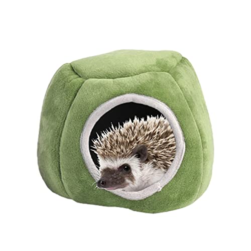 Raxove Hamster Schlafnest, Winterhamster warmes Bett – waschbares Kleintier-warmes Nest, niedliche Höhle für Kleintiere, syrischer Hamster, Hamster- von Raxove