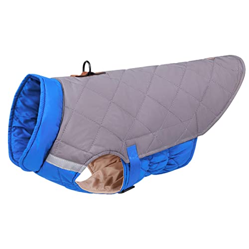 Raxove Hundemantel – Jacken für Hunde, wendbare und verstellbare Hunde-Winterjacke mit reflektierenden Streifen, wasserdicht, warme Haustier-Fleeceweste für kleine, mittelgroße und große Hunde von Raxove