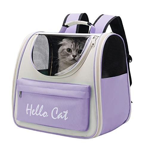 Raxove Hunderucksack | Kitty Rucksackträger - Kleiner Faltbarer Katzenrucksack für Kätzchen mit Tragegriff, atmungsaktiv und bissfest für den Sommer von Raxove