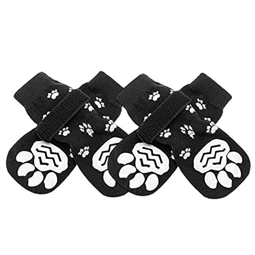 Raxove Rutschfeste Socken für Hunde, Welpen, Katzen, doppelseitige Socken funktionieren auch bei Verdrehung, weicher Pfotenschutz, verhindert Lecken, Rutschen, bessere Kontrolle für den Boden im von Raxove