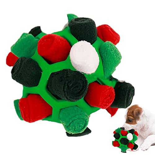 Raxove Schnüffelball für Hunde, Haustier-Schnüffelball-Spielzeug, Welpen-Puzzle-Spielzeug fördern natürliche Futtersuchfähigkeiten, tragbarer langsamer Futterspender für kleine, mittelgroße und große von Raxove