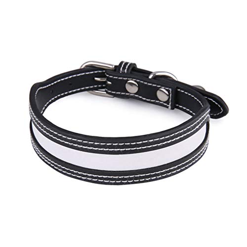 RayMinsin o Reflektierendes Hundehalsband Katze und Hund Halsband Nylon Haustier Halsband Hundehalsband mit Glocke Halsband PU Material Zubehör von RayMinsin