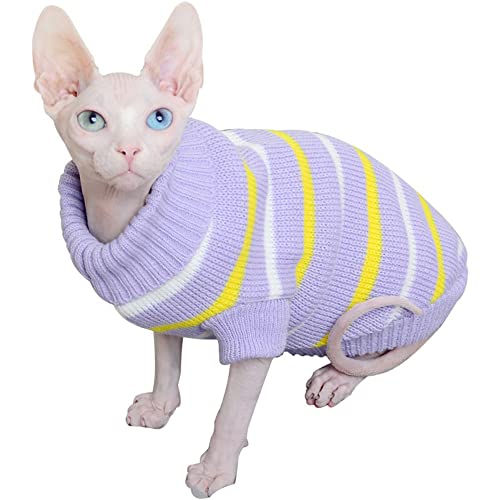 RayMinsino Sphinx Katzenkleidung für Haustiere, haarlose Katzenkleidung, hochelastisch, vierbeinig, Kätzchenkleidung, Heimkleidung von RayMinsino