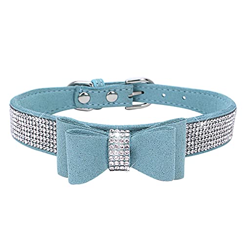 RayMinsino Verstellbares Strass-Halsband für kleine und mittelgroße Katzen und Hunde, Hundehalsband, Haustierbedarf von RayMinsino