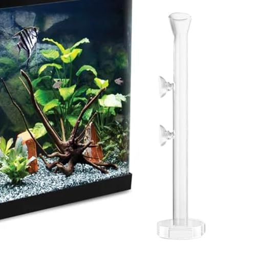 Garnelen Futterautomat Aquarium - 40 cm Futterschale Für Garnelen, Garnelen Futterschale Glas Mit Saugnapf, Garnelen Futterschale Aquarium, Garnelen Futterschale Mit Rohr, von Raypontia