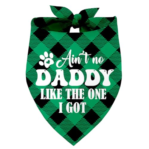 Ain't No Daddy Like The One I Got Dog Bandana, Dad Gift Dog Bandana, Pet Scarf Accessories, Printed Dog Bandanas Gift for Dog Lover Christmas, Father's Day Party, Gift for Small Medium Large Dog (B3) von Razpah