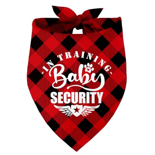 Baby Security in Training Hund Bandana, Haustier Hund Dreieck Schal Bandanas Lätzchen, Haustier Schal Zubehör, Gedruckt Hund Bandanas Geschenk, Hund Bandana Geschenk für Kleine Mittlere Große Hunde, von Razpah