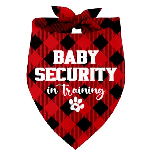 Baby Security in Training Hund Bandana, Haustier Hund Dreieck Schal Bandanas Lätzchen, Haustier Schal Zubehör, Gedruckt Hund Bandanas Geschenk, Hund Bandana Geschenk für Kleine Mittlere Große Hunde, von Razpah