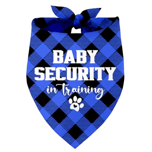 Baby Security in Training Hund Bandana, Haustier Hund Dreieck Schal Bandanas Lätzchen, Haustier Schal Zubehör, Gedruckt Hund Bandanas Geschenk, Hund Bandana Geschenk für Kleine Mittlere Große Hunde, von Razpah