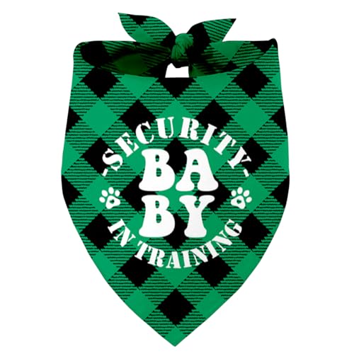 Baby Security in Training Hundehalstuch, Haustier Hund Dreieckstuch Bandanas Lätzchen, Haustier Schal Zubehör, Bedruckte Hund Bandanas Geschenk für Hundeliebhaber Party, Hund Bandana Geschenk für von Razpah