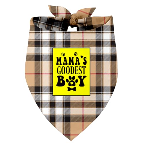 Mama's Boy Hundehalstuch, Geschenk für Hundeliebhaber, Geschenk für Hundeliebhaber, Geburtstag oder Weihnachten, für kleine, mittelgroße und große Hunde (N11) von Razpah