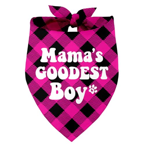 Mama's Boy Hundehalstuch, Geschenk für Hundeliebhaber, Geschenk für Hundeliebhaber, Geburtstag oder Weihnachten, für kleine, mittelgroße und große Hunde (N8) von Razpah