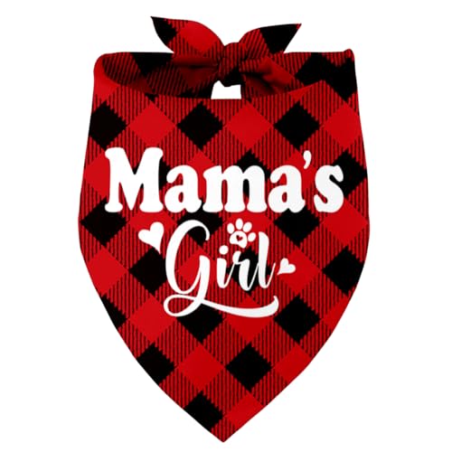 Mama's Girl Hundehalstuch, Hundehalstuch, Geschenk für Hundeliebhaber, Geburtstag oder Weihnachten, für kleine, mittelgroße und große Hunde (M1) von Razpah