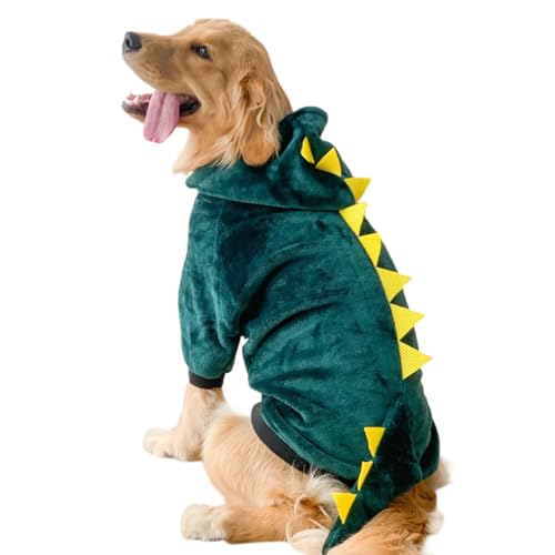 Rdxanc Festival-Hunde-Dinosaurier-Kostüm, Jumpsuits für große Hunde, Party, Verkleidung, Urlaub, Foto-Outfit, Winterkleidung, Kleidung von Rdxanc