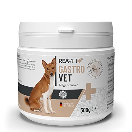 ReaVET GastroVET für Hunde 300g - Verdauungshilfe, Darmgesundheit fördern, Darmflora, Darmsanierung, Magen-Darm, Darmkur - Regulierung der Verdauung von ReaVET