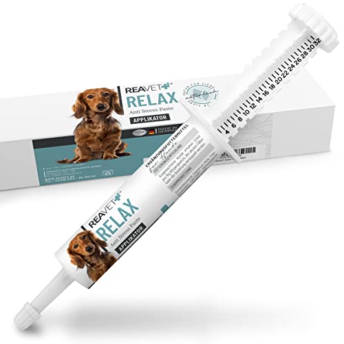 ReaVET Relax Paste für Hunde 30ml Applikator - Hund sekundierend zur Beruhigung I natürliche Paste für Hunde I kein Remedium Beruhigungsmittel von ReaVET