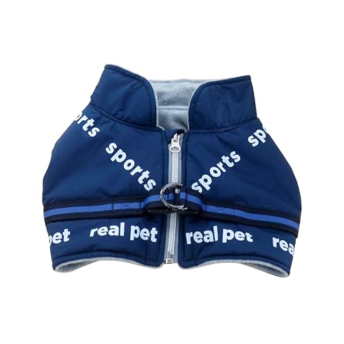 Hundegeschirr Sport kurz gepolstert (Marineblau, L) von Realpet