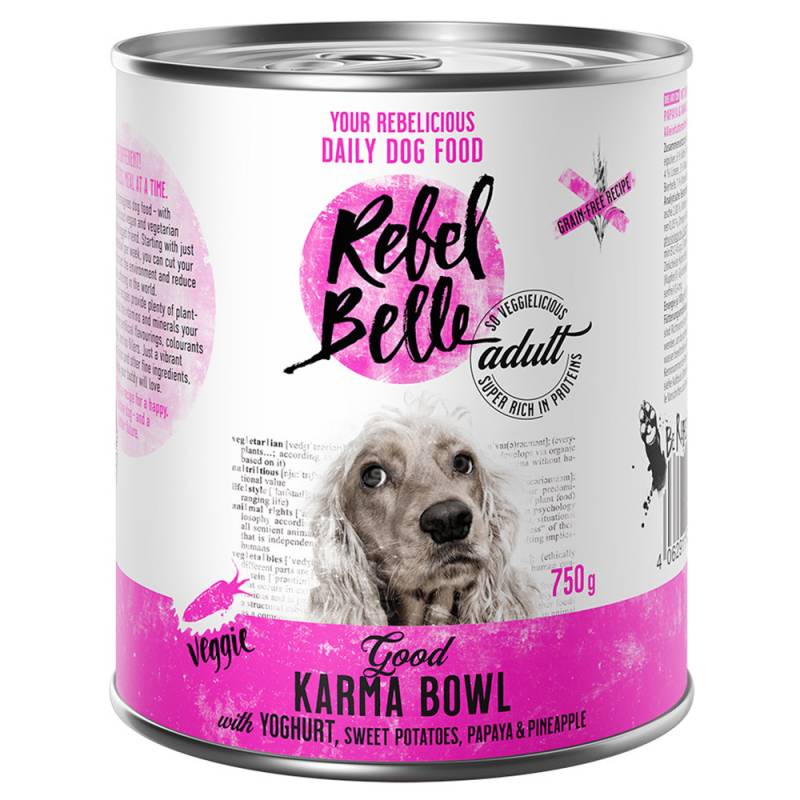 16 + 8 gratis! 24 x 375 g /24 x 750 g Rebel Belle  - Good Karma Bowl - veggie (24 x 750 g) von Rebel Belle