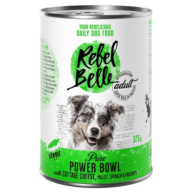 16 + 8 gratis! 24 x 375 g /24 x 750 g Rebel Belle  - Pure Power Bowl - veggie (24 x 375 g) von Rebel Belle