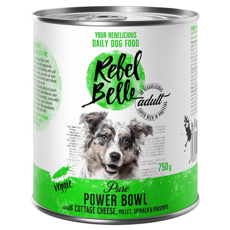 Rebel Belle Adult Pure Power Bowl - veggie 6 x 750 g von Rebel Belle