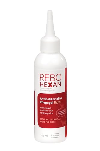 ReboHexan Gel Light 100 ml: Wundgel, Unterstützung der Wundheilung, Vermeidet Ankleben an Verbänden, Schmerzlose Anwendung, Alkoholfrei von Rebohexan