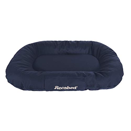 Recobed Hudebett Baltic Schlafplatz Hundeliege Codura Dunkelblau M (110cm x 80cm) von RecoBed