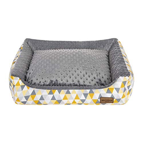 Recobed Hundebett Katzenbett Aral Grau für Haustiere Verschiedene Größen M (85x65cm) von Recobed