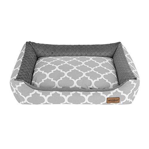 Recobed Hundebett Katzenbett Caribbean Grau für Haustiere Verschiedene Größen M (85x65cm) von Recobed