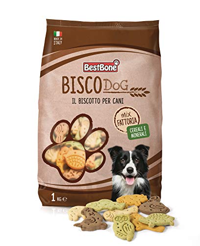 Record BestBone Vollkorn Vollkorn sortierte Formen Verschiedene Geschmacksrichtungen Hundekuchen, Farm Mix Maxi Pack von Record