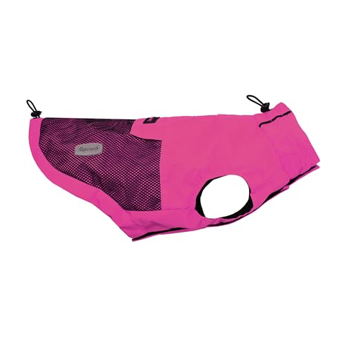 Record - Winddichter Regenmantel für Hunde, bequem, mit Gummibändern für Pfoten und verstellbarem Halsausschnitt | 2XS, Fuchsia, Rückenlänge 25 cm Record - Winddichter Regenmantel für Hunde, bequem, mit Gummibändern für Pfoten und verstellbarem Halsausschnitt | 2XS, Fuchsia, Rückenlänge 25 cm von Record