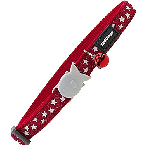 Red Dingo Einfarbiges Katzenhalsband, 12 mm, Halsumfang 20-32 cm von Red Dingo