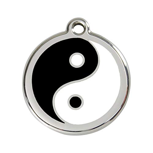 Red Dingo Hundemarke Yin Yang inklusive Gravur (M) von Red Dingo