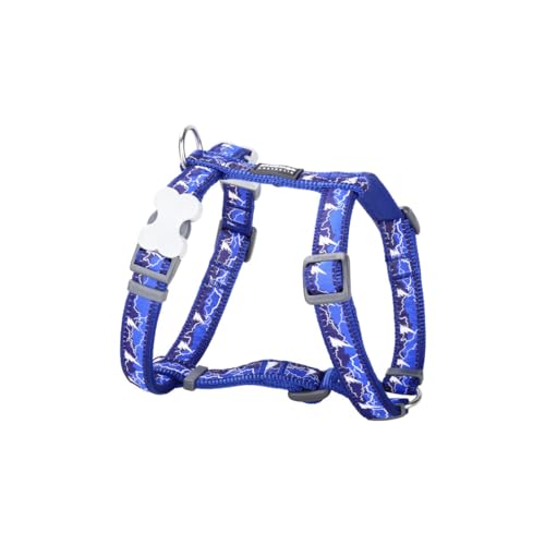 Red Dingo Style Lightning-Hundegeschirr, 36-54 cm, Marineblau, 30-48 cm von Red Dingo