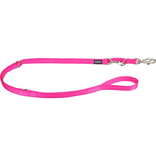 Trilus MP-ZZ-HP-20 Nylon Hundeführleine, hot pink, 2 m, M von Red Dingo