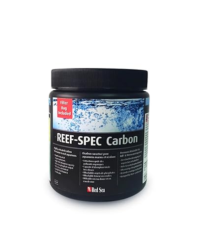 Red Sea Reef SPEC Aquarium Carbon 100g Box | Hochaktivierte Kohle für Aquarien und Fischtanks Süßwasser Salzwasser Marine von Red Sea