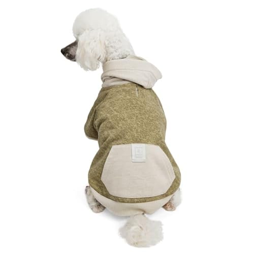 Reddy Hunde-Kapuzenpullover, Größe XXL, Olivgrün und Grau von Reddy