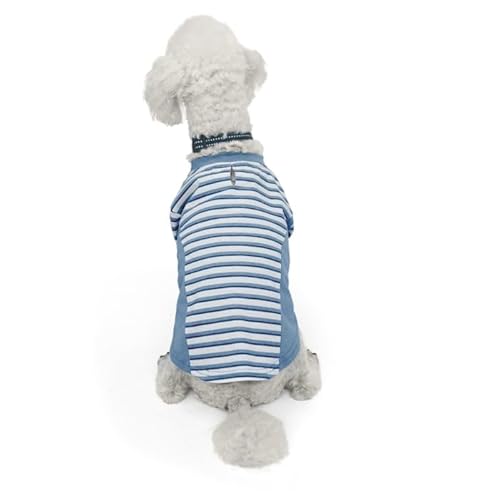 Reddy Hunde-T-Shirt, gestreift, Größe XXS von Reddy