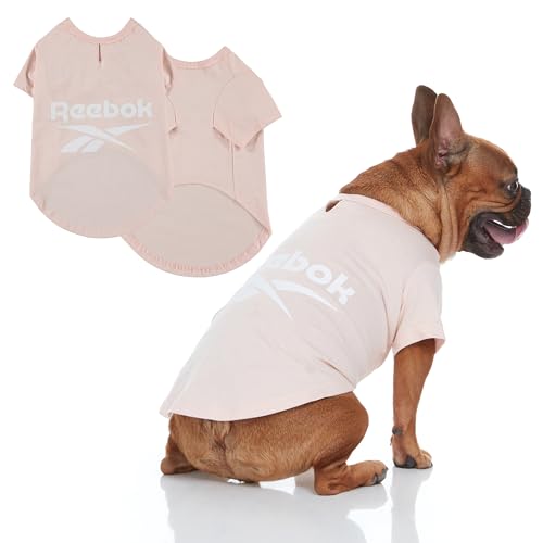 Reebok Hunde-Shirts – leichte Hunde-T-Shirts für kleine, mittelgroße und große Hunde, lustige athletische Hunde-Shirts mit Reebok Design, tolles Sommerkleidungsoutfit für alle Rassen, niedliches von Reebok