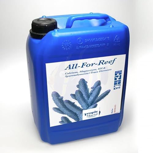 Tropic Marin® ALL for REEF - Mineralstoffe & Spurenelemente für Meerwasser Aquarium zur Versorgung von Korallen und Meerwasserbewohner - abgefüllt in 1000ml oder 5000ml Gebinde (5000ml) von Reefcorals