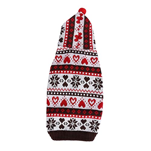 Reepetty Haustier Hunde Winterkleidung Nettes Hundeweihnachtspullover für Hunde, lustige Katzenkleidung, Hundekleider für kleine Hunde und Katzen Winterpullover Für Hunde von Reepetty