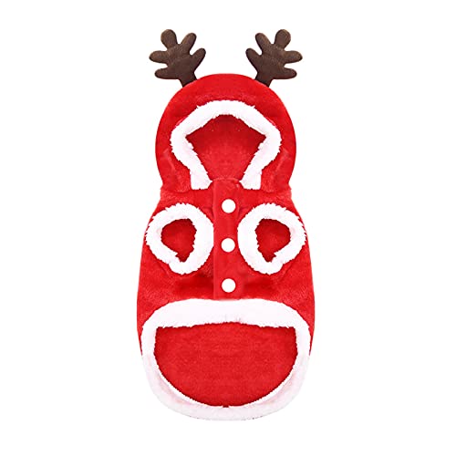 Reepetty Haustier Hunde Winterkleidung Nettes Kleidung Haustier Hund Haustier Kleine Katze Tag Hund Weihnachten Dress Up Mittelgroße Haustierkleidung Winterpullover Für Hunde von Reepetty