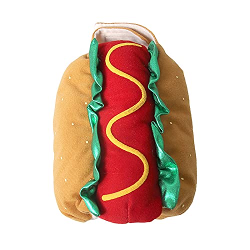 Reepetty Hund Weihnachten Kleidung Hunde Welpen Hunde Kostüm Cosplay Kleidung Kostüm Hamburger Halloween Party Für Haustier Dekoration Kleidung Hamburger Kleidung Hundemantel Shop von Reepetty