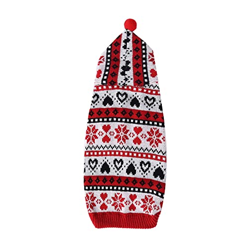 Reepetty Strickpullover für Hunde Hundeweihnachtspullover für Hunde, lustige Katzenkleidung, Hundekleider für kleine Hunde und Katzen Hundemantel 40 cm von Reepetty